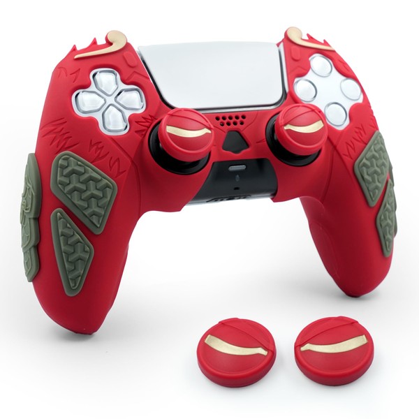 Grip Cover for PS5 Controller, Wukong-Inspired Ergonomic Silicone Cover with