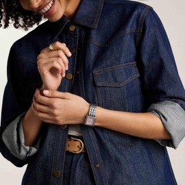 Fossil Raquel ES5401 Women's Wristwatch, Silver, Silver, Bracelet Type