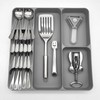 Silverware Drawer Organizer 3 in 1 Eco Friendly Plastic Multifunction