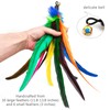 miwoowim Cat Toys Interactive for Indoor Cats, 2PCS Ultra-Long Teaser(50"+38")+9PCS