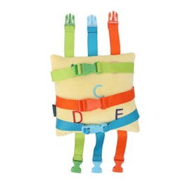 Elderly Dementia Pillow Buckle Release Colorful Straps Calming Comforting Sensory Pillow