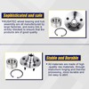 KUSATEC 521000 2PCS Rear Wheel Bearing and Hub Assembly Compatible