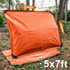 E EASTSTORM 7×5ft Heavy Emergency Blanket,Thickened Bivvy Bag Survival Rescue