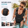 Water Baby Carrier, Quick-Dry Neoprene Infant Sling,Black