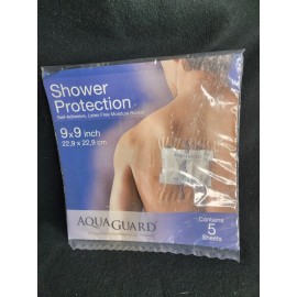AquaGuard Aqua Guard Moisture Barrier, Latex Free, 9" x 9", 1 pack of 5 sheets