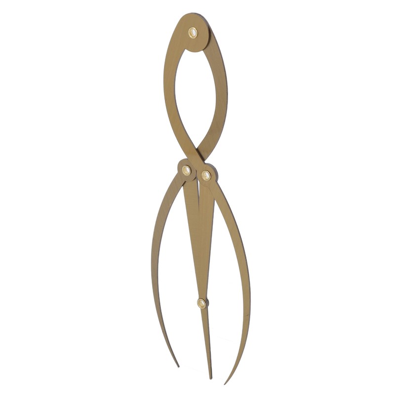 Eyebrow Ruler Multifunctional Stainless Steel 3 Point Positioning Ruler for