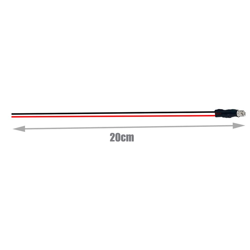 Vrabocry 20 x 5 mm LEDs with 20 cm Cable