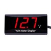 BlyilyB 1-Pack DC 12 Volt Meter Gauge Red Digital Voltage