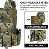 LASVENIS Quick Release Tactical Vest Molle Airsoft Vest for Men