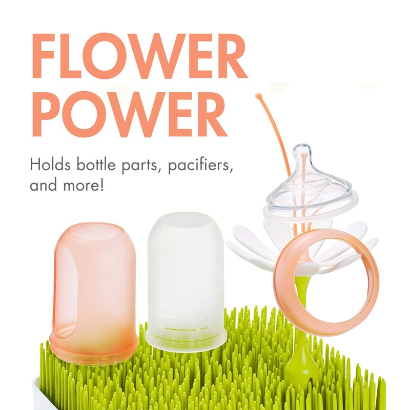 Boon Grass Countertop Drying Rack Bundle - Includes Grass, Stem,