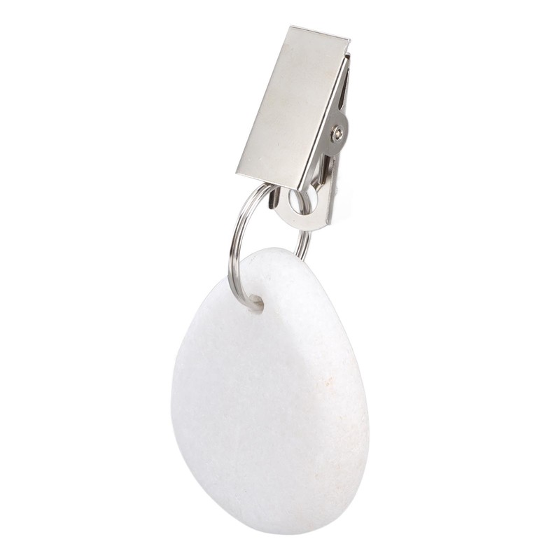 6Pcs Tablecloth Weights Marble Stainless Steel Small Size Waterproof Rustproof
