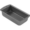 T-fal 84847 Signature Nonstick Loaf Pan, Gray, Medium