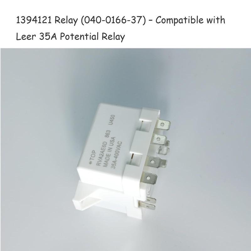 1394121 Relay 040-0166-37 fit for Leer 35A Potential Relay for