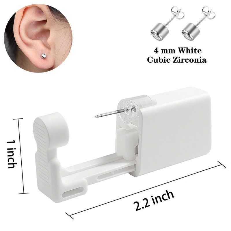 Ear Piercing Kit Disposable Ear Piercing Kit with Multi-sized CZ