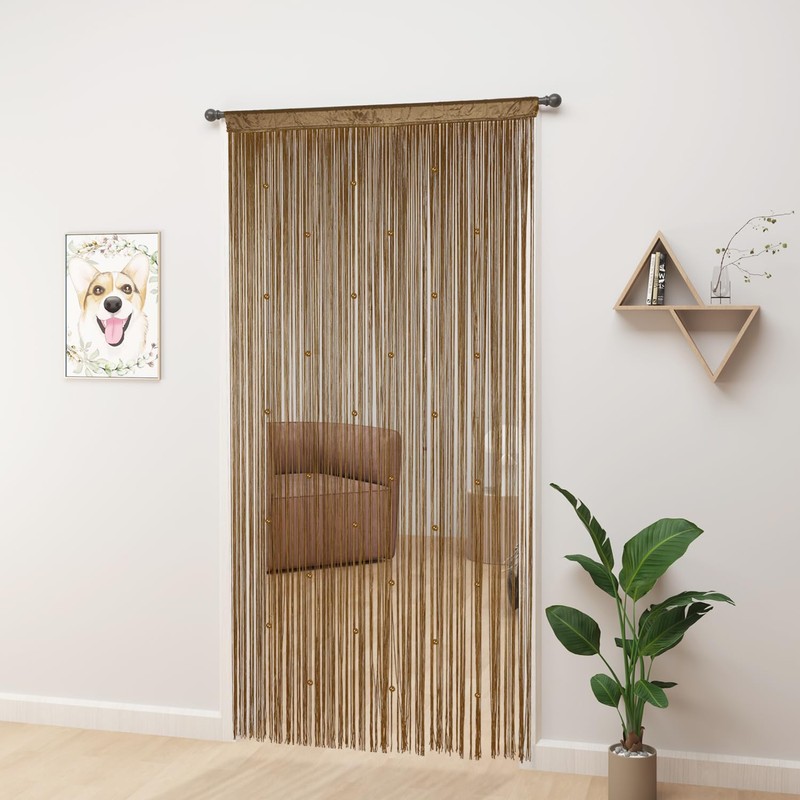 YIIBAII Beaded Curtain Beaded Curtains for Doorways Crystals Suitable for