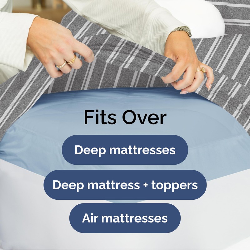 CGK Unlimited Extra Deep Split King Sheet Set - 7