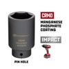 Powerbuilt 35mm Axle Nut Socket, 1/2-Inch Drive, 6 Point, Remove