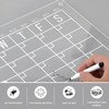 Fridge Calendar, Magnetic Calendar for Refrigerator, 15" x 11" Acrylic