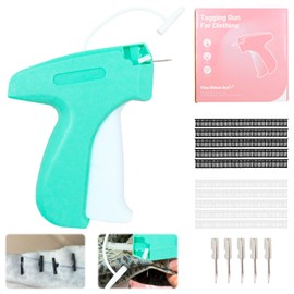 Quick Clothing Fixer Micro Stitch Gun for Clothes Mini Sewing Kit Stitch Sewing Gun Sewings Accessories Gun for Sewing Tagging Clothing Price Label 500 Fasteners & 5 Needles Blue