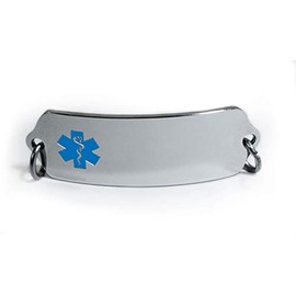 Anti-COAGULANTS Medical ID Alert Tag with Embossed Emblem from Stainless Steel.