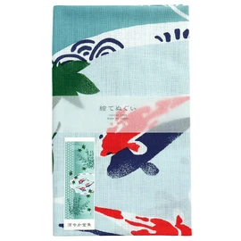 Hamamonyo Picture Tenugui, Cool Goldfish