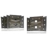 2-1/2" x 3-3/8" Surface Mount Table Corner Apron Brackets -