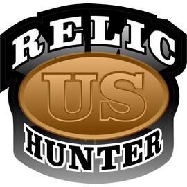 ProSticker 513 (One) 4" Treasure Series Relic Hunter Metal Detecting Decal Sticker