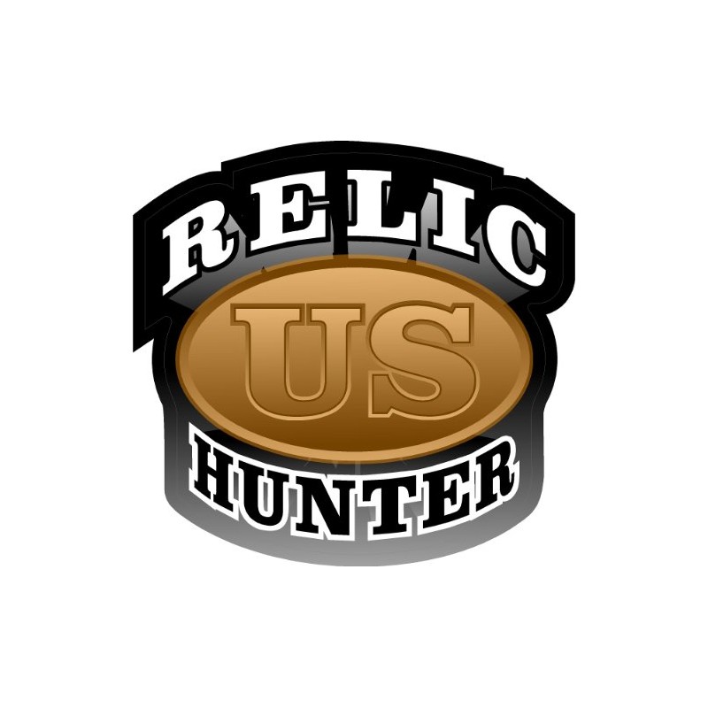 ProSticker 513 (One) 4" Treasure Series Relic Hunter Metal Detecting