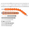 28PCS Flexible Screwdriver Drill Bit Extension Rod Hex Sockets Bits