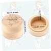 Hohopeti Wooden Tooth Keepsake Holder Box for Boy Girl Unique