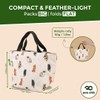 ECO CHIC Lightweight Foldable Insulated Lunch Bag Water Resistant Cooler