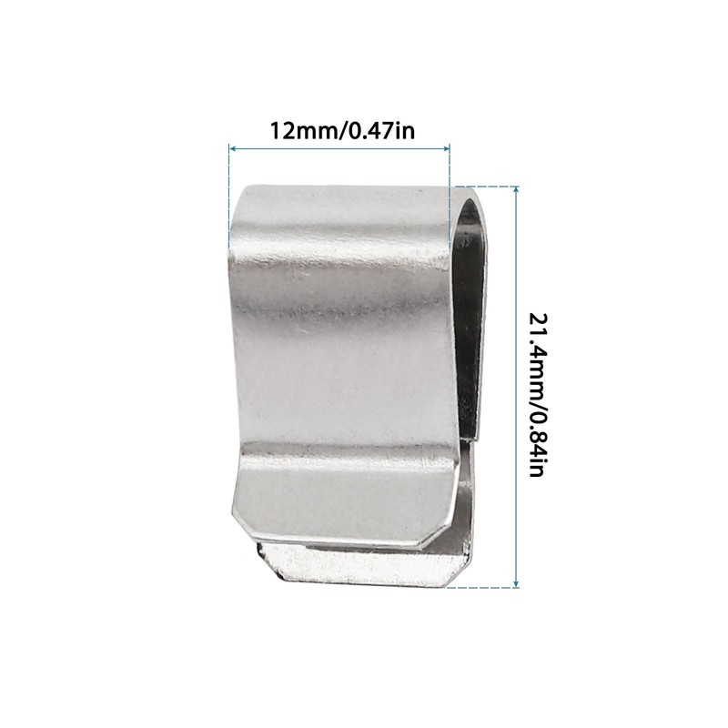 QUARKZMAN 21.4 mm x 12 mm U Nut Clip x