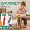 Jar Melo Jumbo Crayons for Toddlers 1-3, 16 Colors Non
