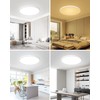Bowfar LED Ceiling Light, 24 W Round Ceiling Light Flat