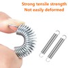Qrity 2 PCS Stainless Steel Hook Terminal Compression Springs, Wire
