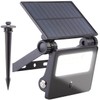 Luminea 700LM 1800mAh IP65 Solar LED Motion Sensor Garden Spotlight