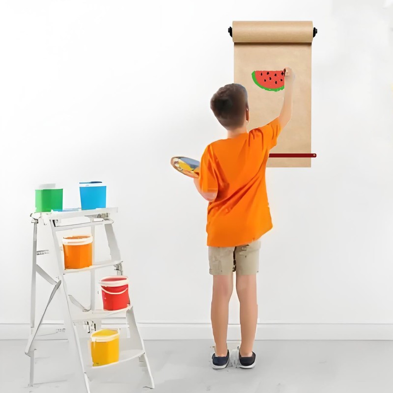 FanSiVoKe 12" Kraft Paper Dispenser Wall Mount, Butcher Paper Dispenser