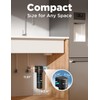 NOVETE Under Sink Water Filter, 1/4" Direct Connect, Update 3
