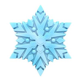 SpinningLeaf Snowflake Sandwich Cookie Chocolate Candy Mold