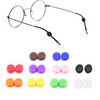 OPUGIT Silicone Eyeglasses Temple Grips Retainer, Upgraded Mini Round Eyewear