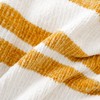 BATTILO HOME Mustard Yellow Throw Blanket for Bed, Soft Chenille