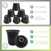 Anyumocz 60 Pcs 1 Gallon Flexible Plant Nursery Pots,Thickened Soft