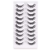outopen False Eyelashes Natural Look Short Lashes Cat Eye Wispy