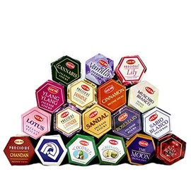 HEM SHASHI Incense Sticks, Hexagon, Hexapack, Value Set of 18, Asian Goods, Chandan Denim, Incense Set, Indian Incense