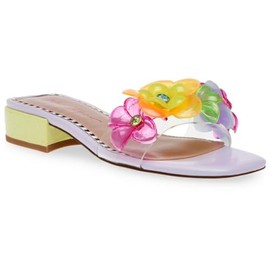 Betsey Women's Journi Heeled Sandal, Lilac Multi, 6.5