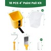 Voomey Paint Bucket Hand Held - Integrated Magnetic Brush Grip,