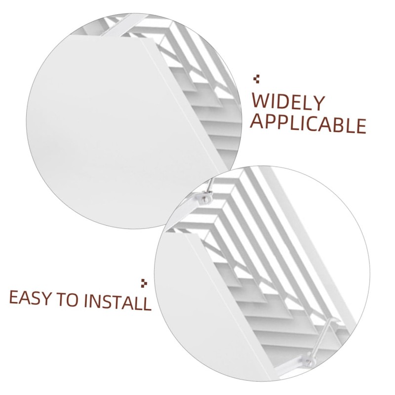 SHINEOFI 2pcs Ceiling Air Conditioner Deflector with Hooks Stylish Windshield