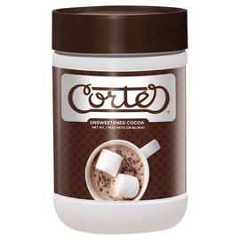 Chocolate Cortés Unsweetened Cocoa, 8 oz. 3 pack.