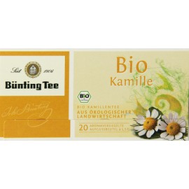 Bünting Tee Bio Tee Kamille , 3er Pack (3 x 30 g)