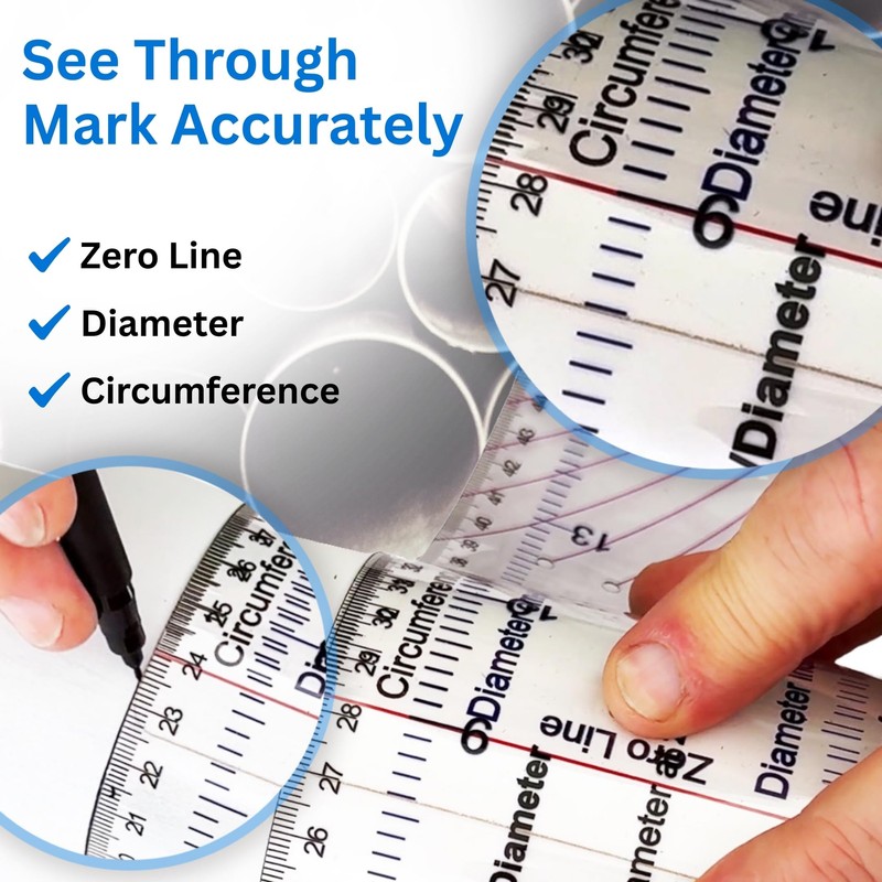 CLPA 24" Diameter Measure & Mark C-Pi-D Pipe Wrap Around